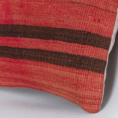 Striped Multiple Color Kilim Pillow Cover 16x16 7752