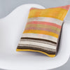 Striped Multiple Color Kilim Pillow Cover 16x16 7862