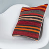 Striped Multiple Color Kilim Pillow Cover 16x16 7969