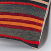 Striped Multiple Color Kilim Pillow Cover 16x16 7971