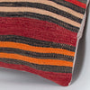 Striped Multiple Color Kilim Pillow Cover 16x16 7975