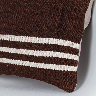 Striped Multiple Color Kilim Pillow Cover 16x16 7989
