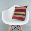 Striped Multiple Color Kilim Pillow Cover 16x16 8000