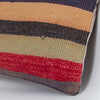Striped Multiple Color Kilim Pillow Cover 16x16 8000