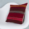 Striped Multiple Color Kilim Pillow Cover 16x16 8001
