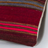 Striped Multiple Color Kilim Pillow Cover 16x16 8001
