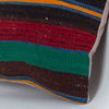 Striped Multiple Color Kilim Pillow Cover 16x16 8082