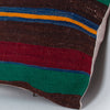 Striped Multiple Color Kilim Pillow Cover 16x16 8083