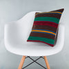 Striped Multiple Color Kilim Pillow Cover 16x16 8085