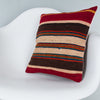 Striped Multiple Color Kilim Pillow Cover 16x16 8113