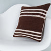 Striped Multiple Color Kilim Pillow Cover 16x16 8115
