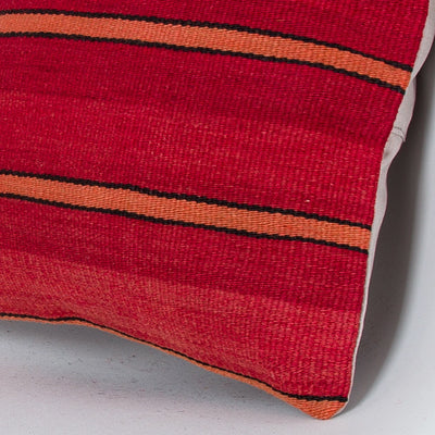 Striped Multiple Color Kilim Pillow Cover 16x16 8118