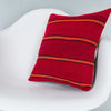 Striped Multiple Color Kilim Pillow Cover 16x16 8126