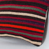 Striped Multiple Color Kilim Pillow Cover 16x16 8139
