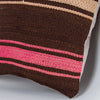 Striped Multiple Color Kilim Pillow Cover 16x16 8175