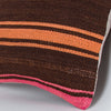 Striped Multiple Color Kilim Pillow Cover 16x16 8203