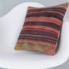 Striped Multiple Color Kilim Pillow Cover 16x16 8212