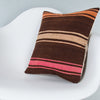 Striped Multiple Color Kilim Pillow Cover 16x16 8298