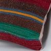 Striped Multiple Color Kilim Pillow Cover 16x16 8365