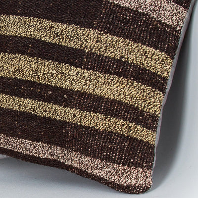 Striped Multiple Color Kilim Pillow Cover 16x16 8398