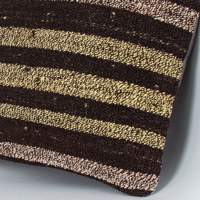 Striped Multiple Color Kilim Pillow Cover 16x16 8399