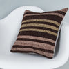 Striped Multiple Color Kilim Pillow Cover 16x16 8401