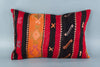 Striped Multiple Color Kilim Pillow Cover 16x24 8447