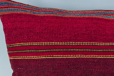 Striped Multiple Color Kilim Pillow Cover 16x24 8494