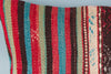 Striped Multiple Color Kilim Pillow Cover 16x24 8497
