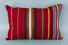 Striped Multiple Color Kilim Pillow Cover 16x24 8503
