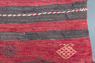 Striped Multiple Color Kilim Pillow Cover 16x24 8524