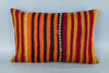 Striped Multiple Color Kilim Pillow Cover 16x24 8552
