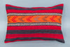 Striped Multiple Color Kilim Pillow Cover 16x24 8569