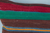 Striped Multiple Color Kilim Pillow Cover 16x24 8597