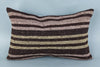 Striped Multiple Color Kilim Pillow Cover 16x24 8601