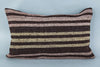 Striped Multiple Color Kilim Pillow Cover 16x24 8602