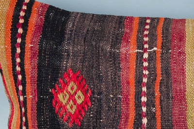 Striped Multiple Color Kilim Pillow Cover 16x24 8620