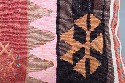 Striped Multiple Color Kilim Pillow Cover 16x24 8626