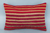 Striped Multiple Color Kilim Pillow Cover 16x24 8654