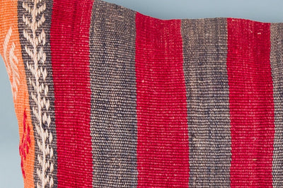 Striped Multiple Color Kilim Pillow Cover 16x24 8669
