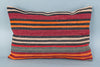 Striped Multiple Color Kilim Pillow Cover 16x24 8672