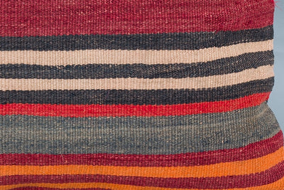 Striped Multiple Color Kilim Pillow Cover 16x24 8672