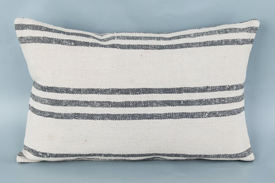 Striped Multiple Color Kilim Pillow Cover 16x24 8478