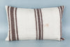 Striped Multiple Color Kilim Pillow Cover 16x24 8530