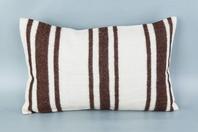 Striped Multiple Color Kilim Pillow Cover 16x24 8544