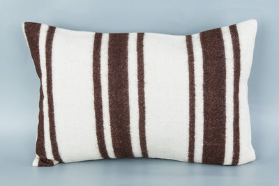 Striped Multiple Color Kilim Pillow Cover 16x24 8554