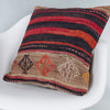 Striped Multiple Color Kilim Pillow Cover 20x20 8767