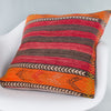 Striped Multiple Color Kilim Pillow Cover 20x20 8783