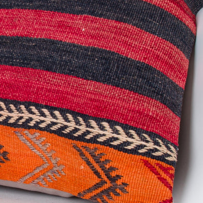 Striped Multiple Color Kilim Pillow Cover 20x20 8791