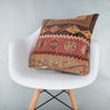 Striped Multiple Color Kilim Pillow Cover 20x20 8806